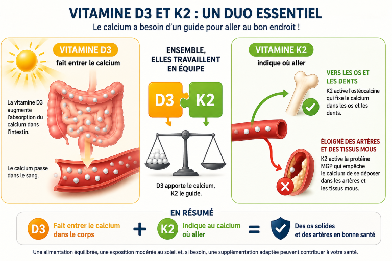 Lire la suite à propos de l’article l&rsquo;importance de la vitamine D3 avec la K2